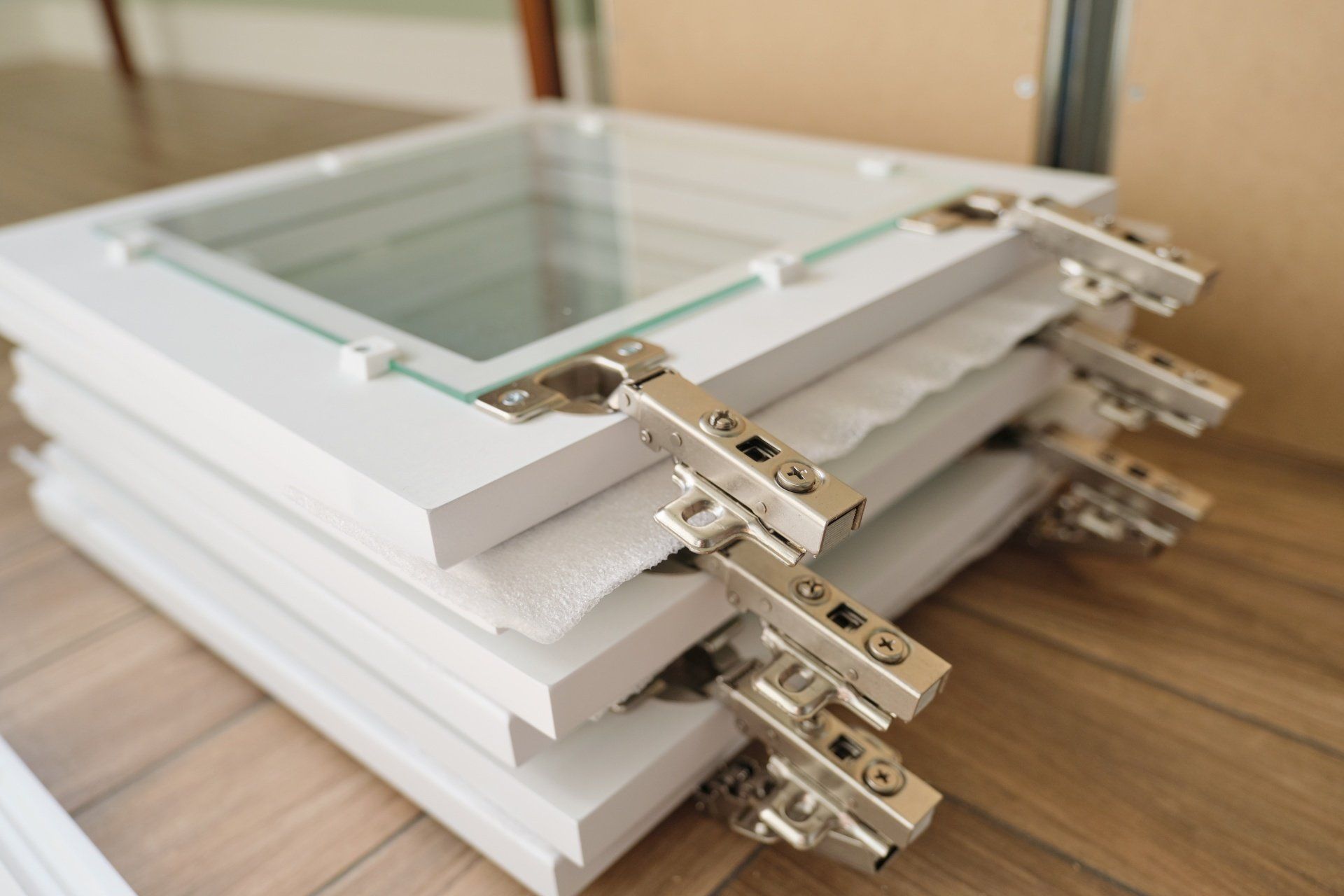 Fenêtre PVC empilées