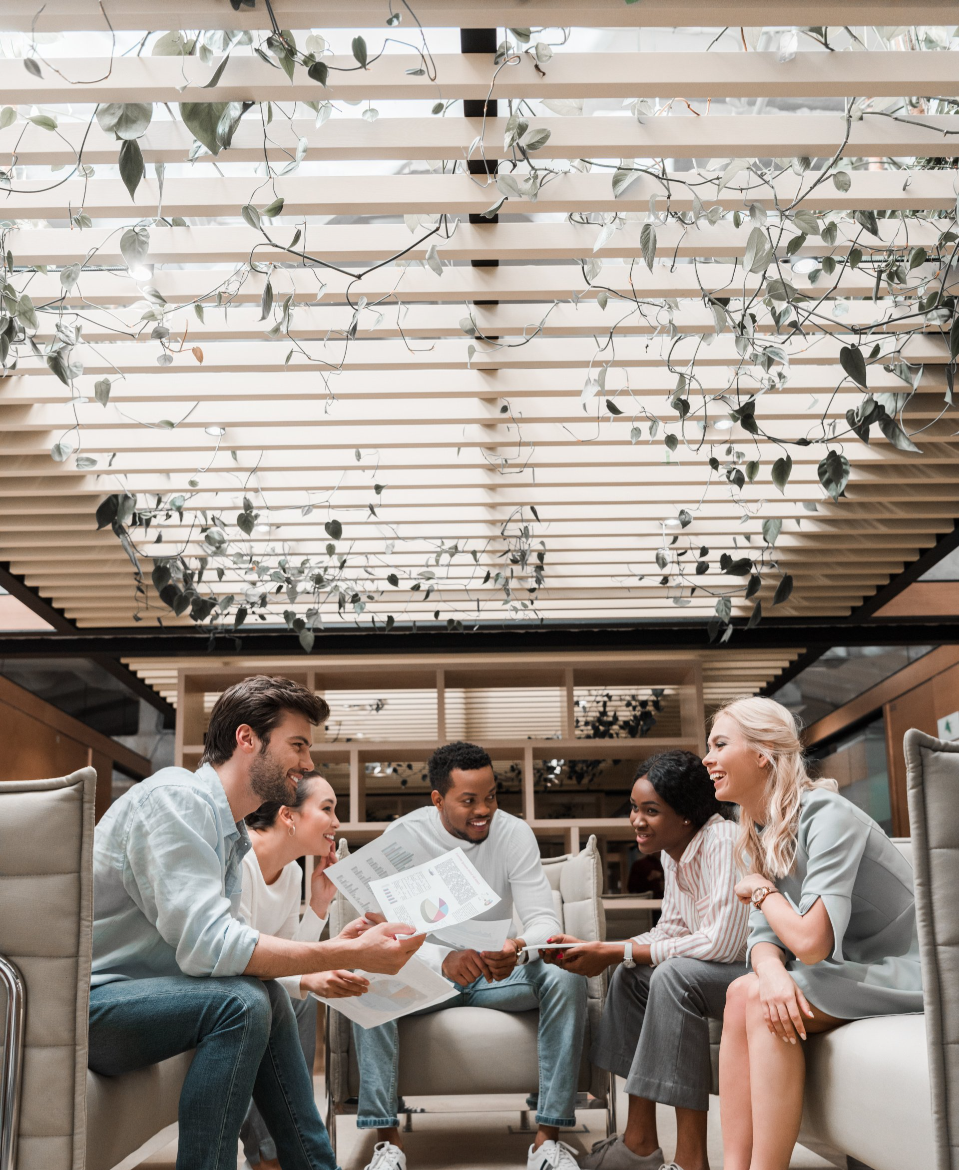 Pergolas en bois des feuilles suspendues