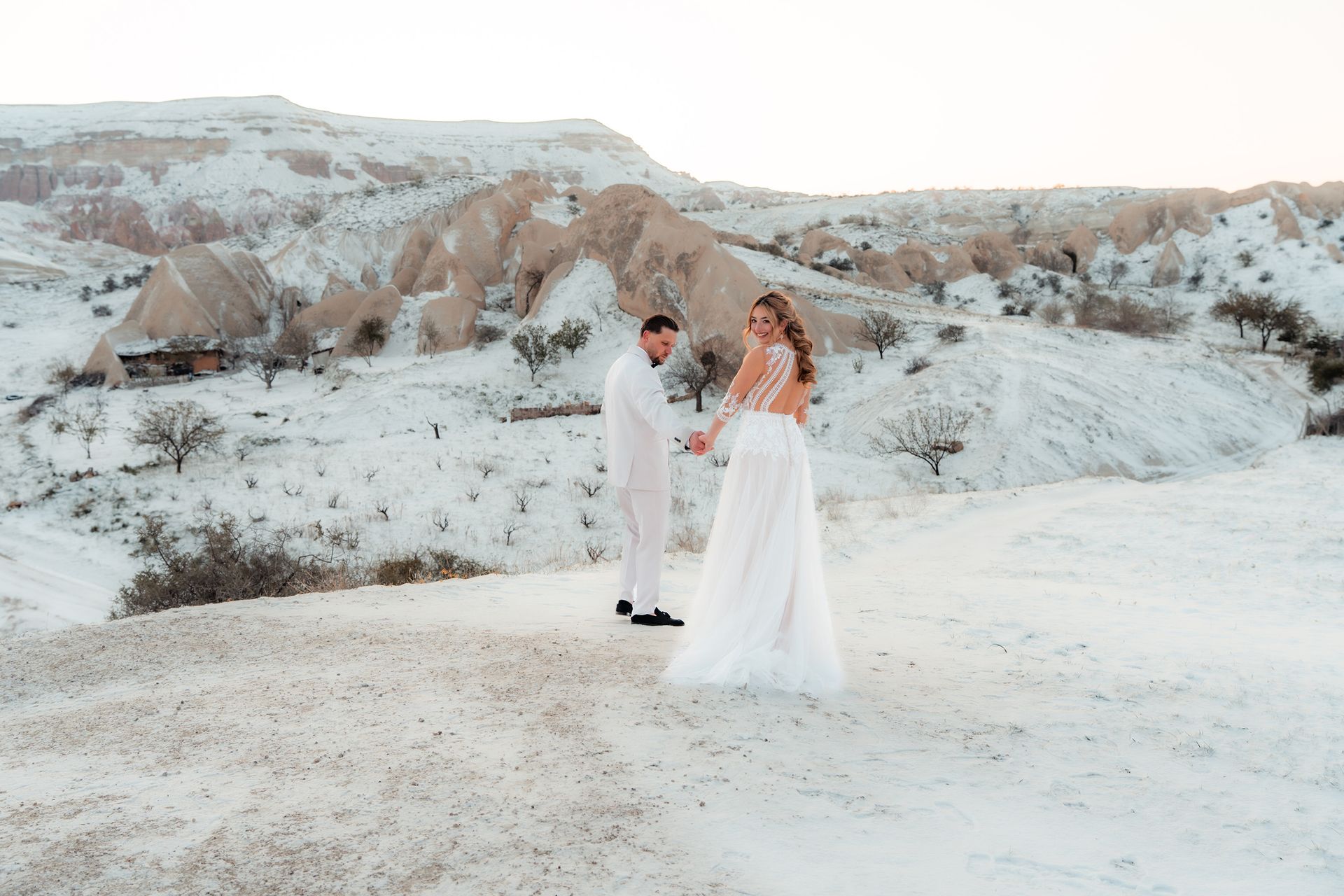 Destination Wedding Kappadokien: Brautpaarshooting zum Sonnenaufgang