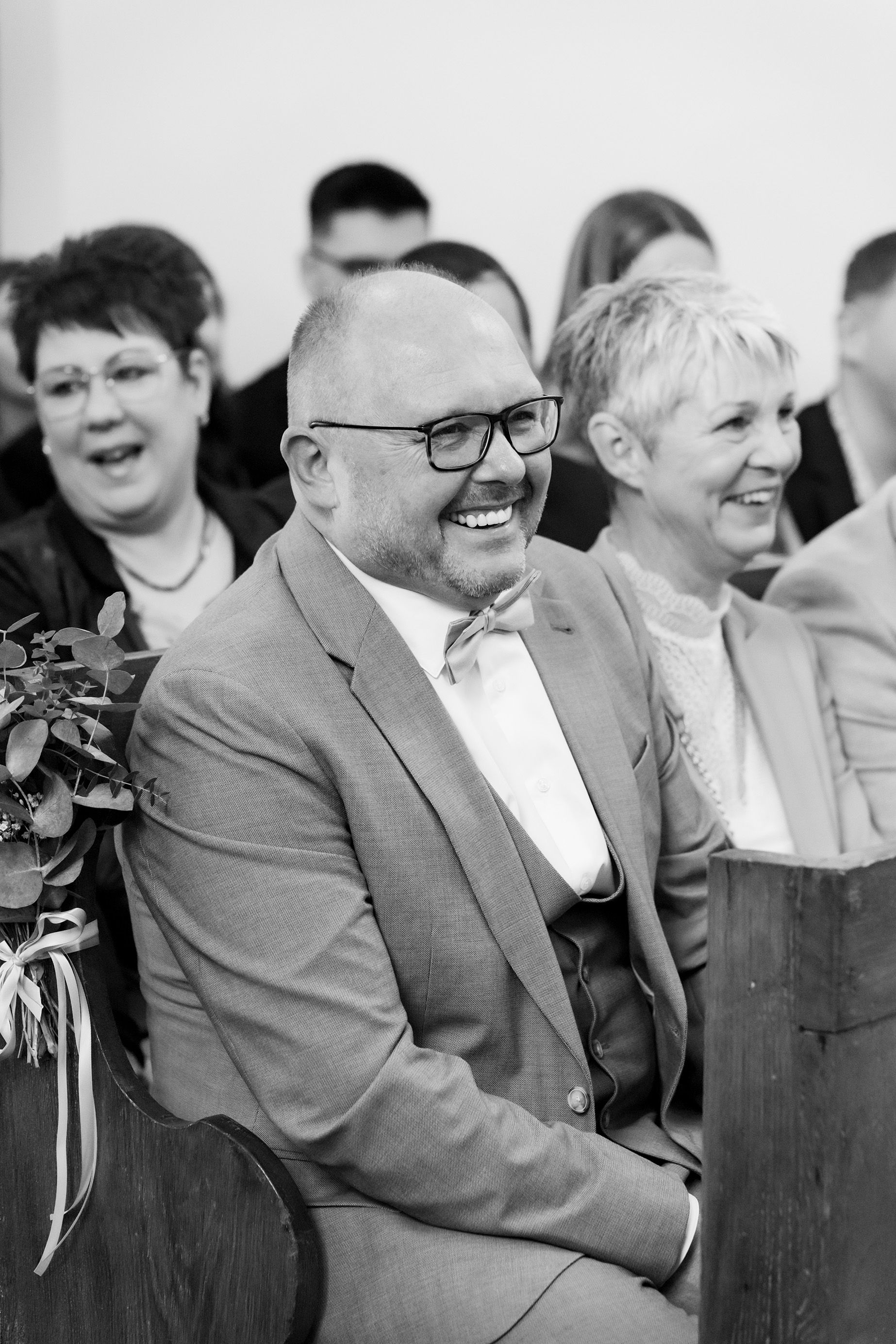 Gäste bei der Hochzeit in der Kapelle Wischlingen Dortmund
