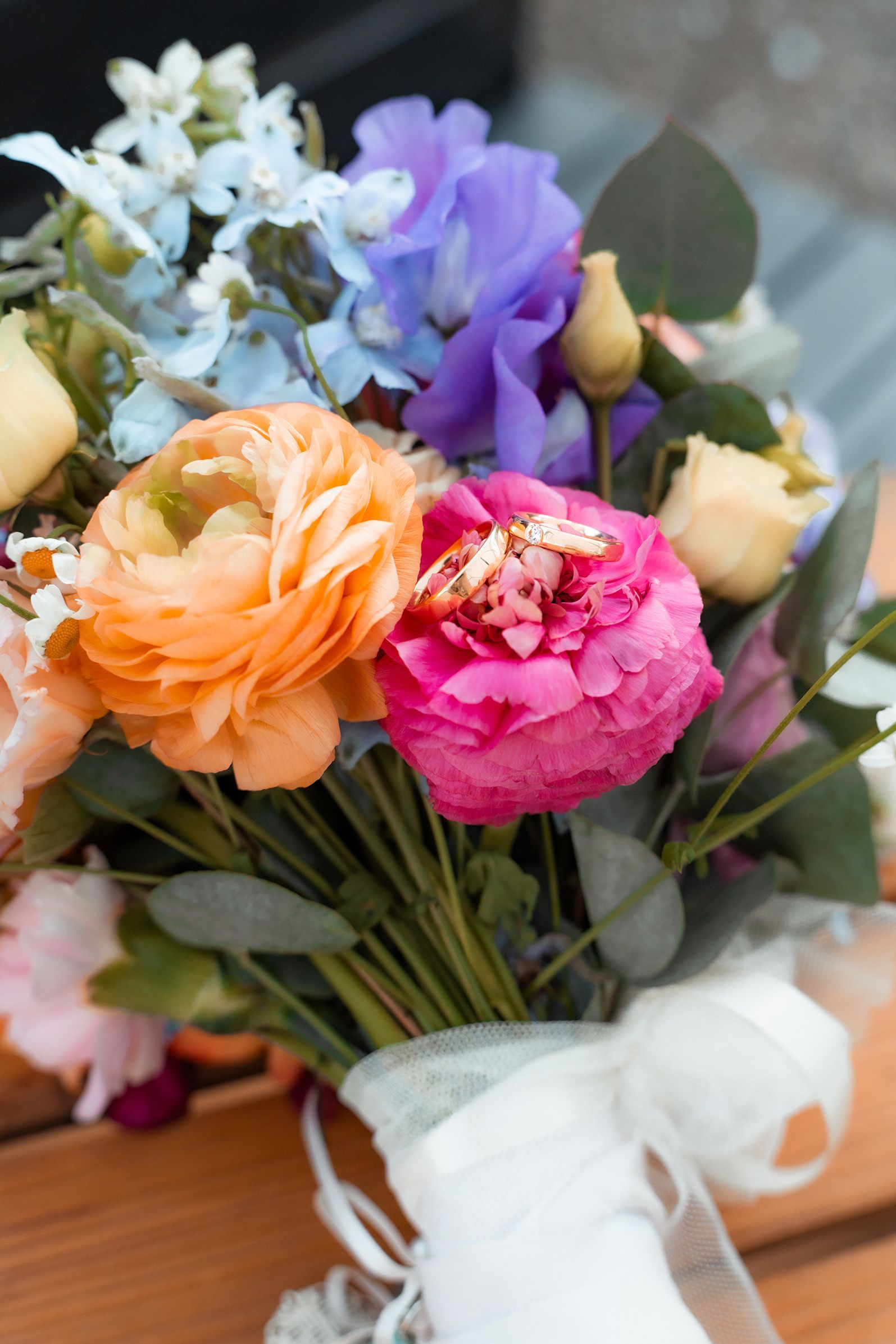 Detailaufnahme der Eheringe bei Hochzeit in Dortmund