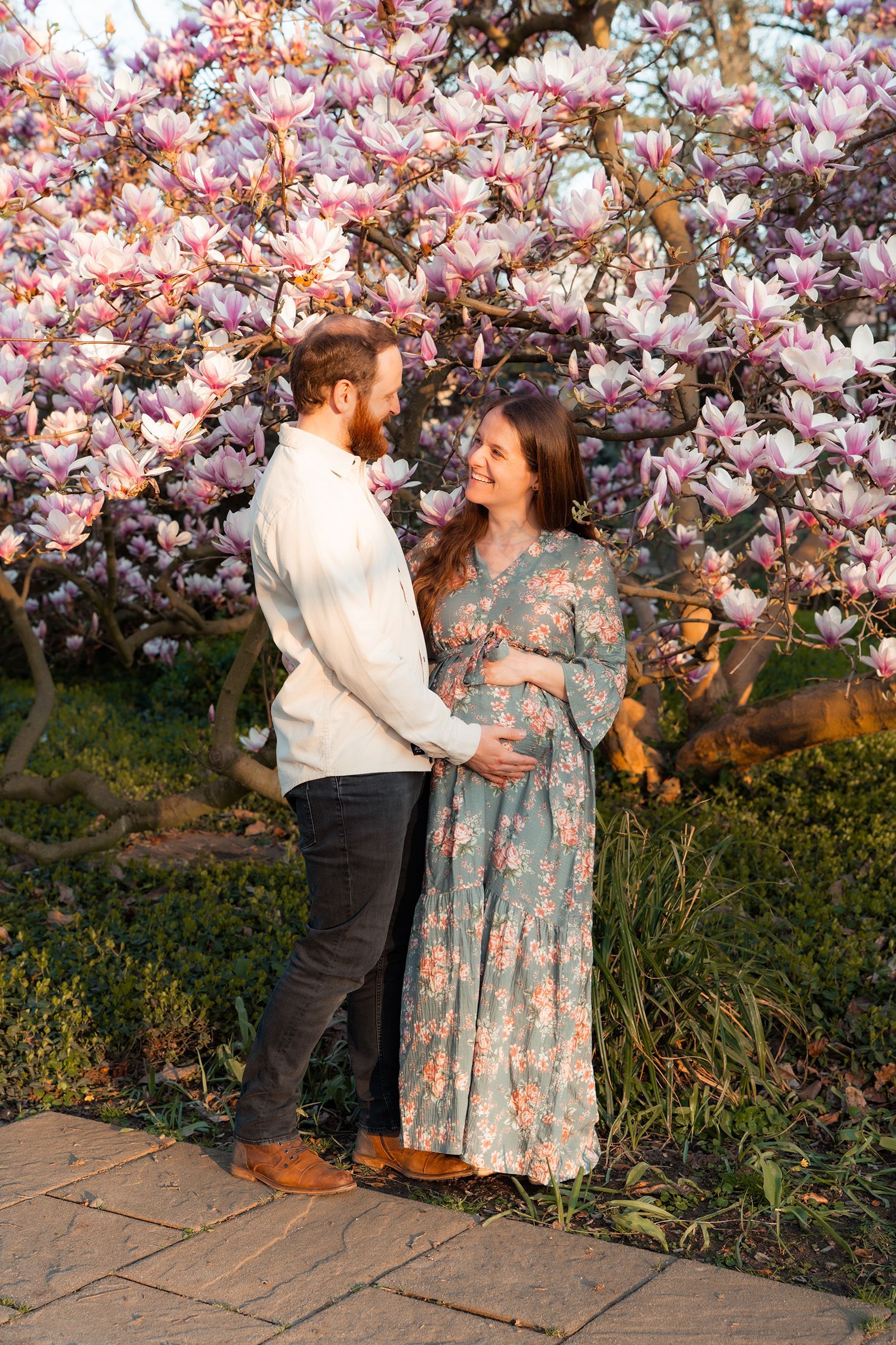 Spaziergang bei Babybauchshooting in der Wahner Heide Troisdorf