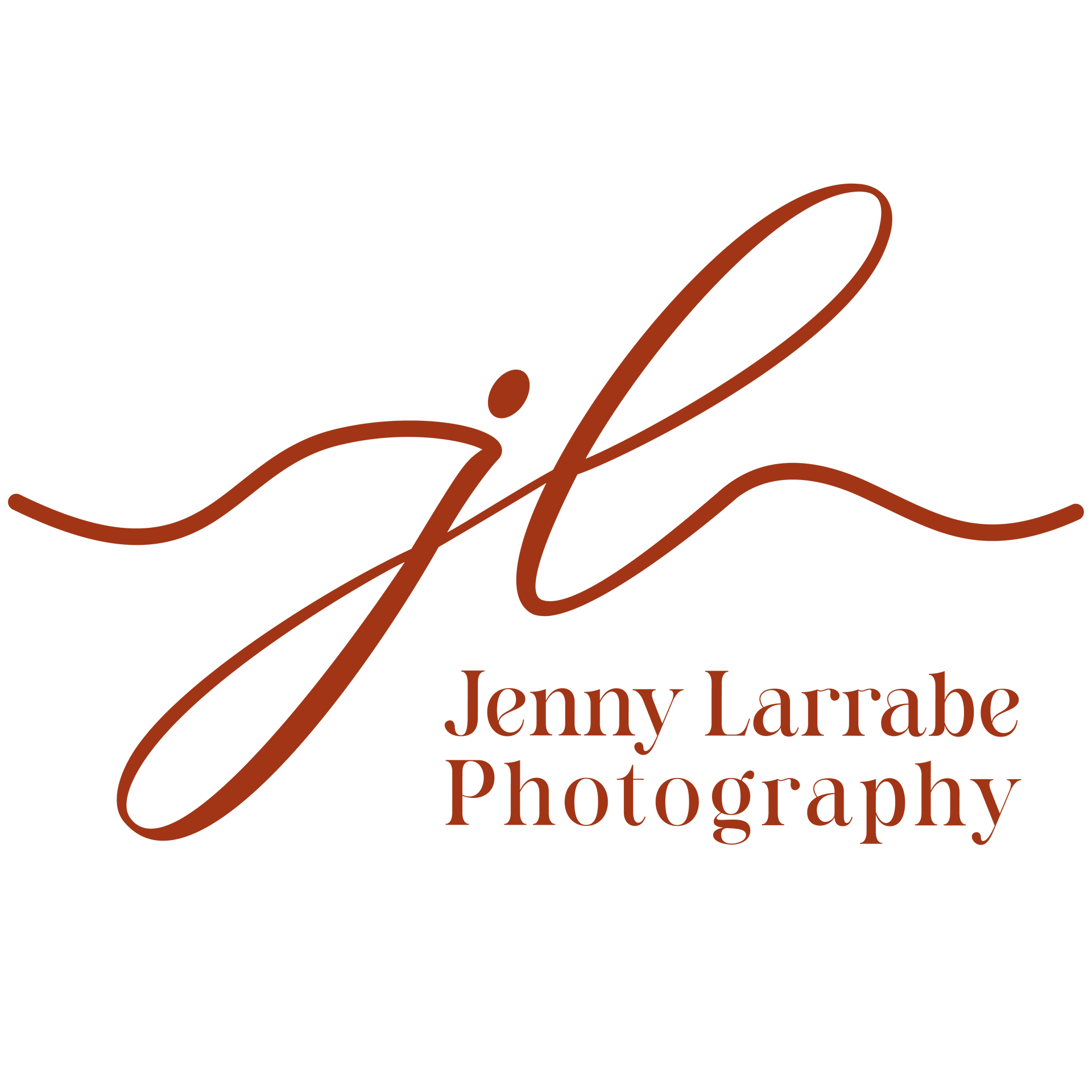 Jenny Larrabe Photography Logo im Quadrat für Footer
