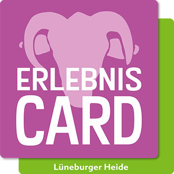Ein lila-grünes Logo für die Erlebnis Card