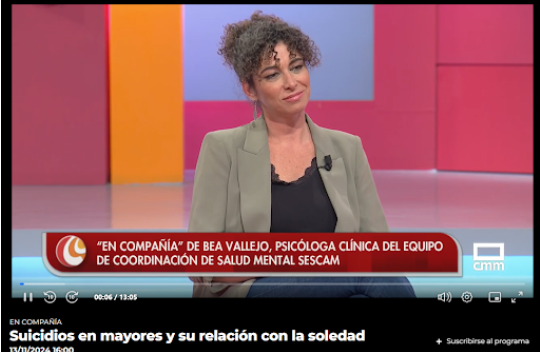 Una mujer participa en el programa 