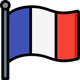 Picto d'un drapeau français