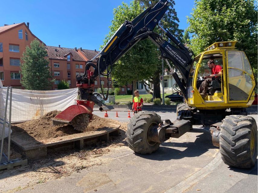 Gebrüder Straumann AG bei Erdarbeiten