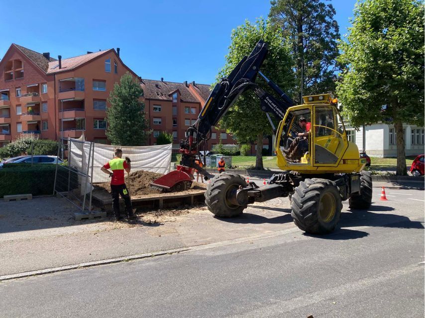  Gebrüder Straumann AG bei Erdarbeiten