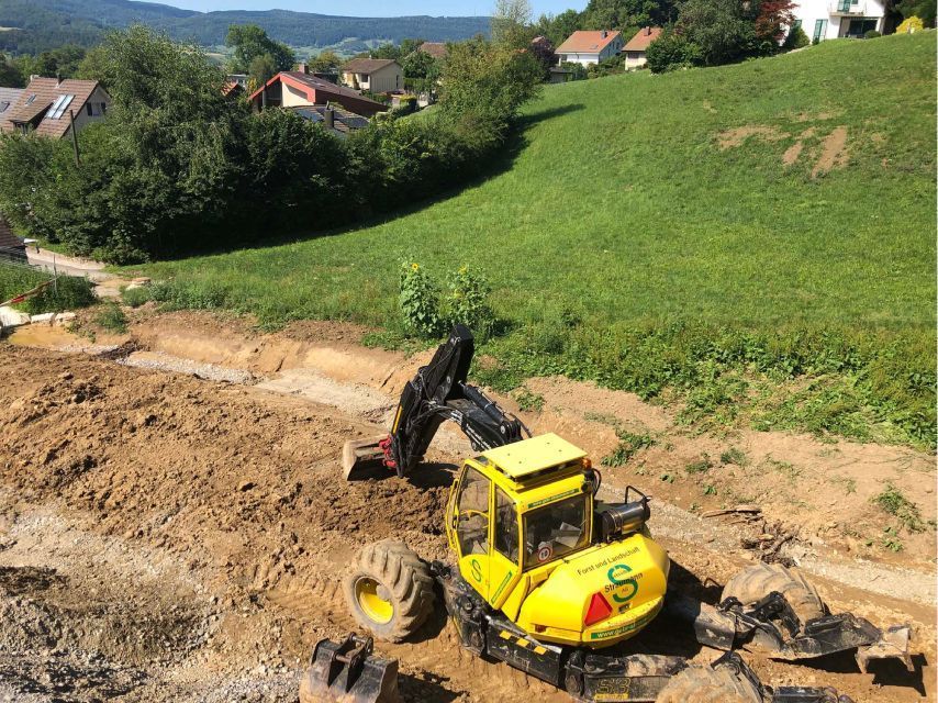 Gebrüder Straumann AG bei Erdarbeiten