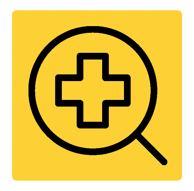 Allgemeine Informationen Icon Lupe