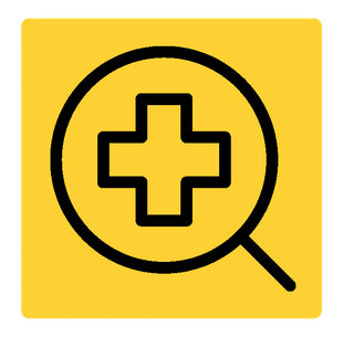 Allgemeine Informationen Icon Lupe
