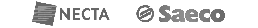 Neovending Colocação Gratuita de Máquinas de Vending | Necta & Saeco logos