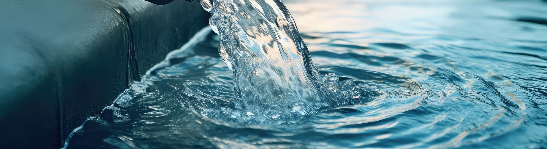 Tuyau avec évacuation des eaux