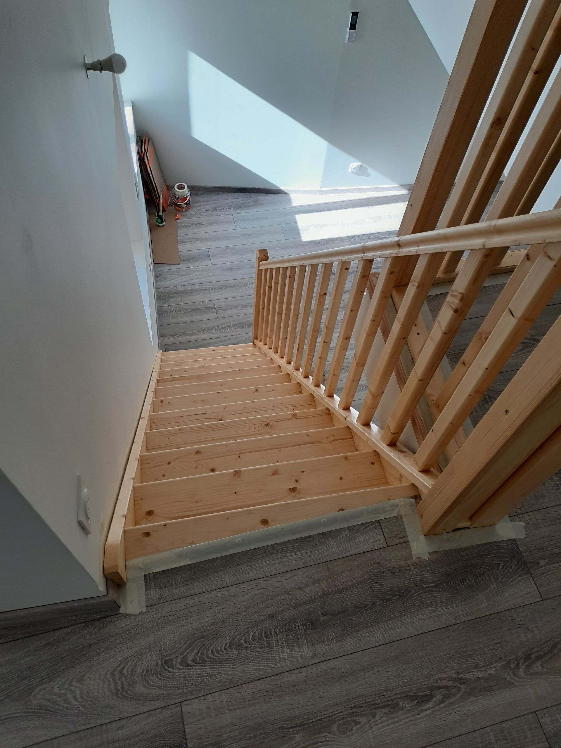 Escalier en bois