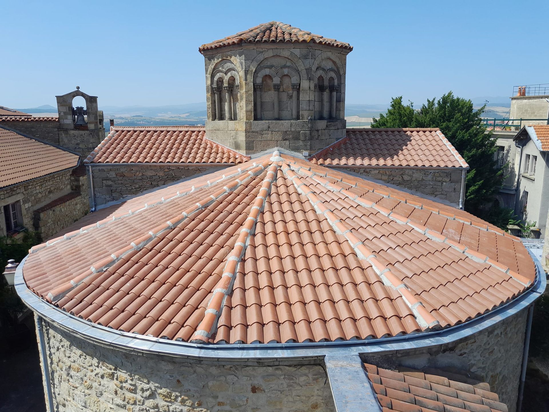 Rénovation de la zinguerie d'une église
