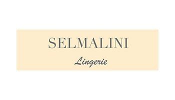 Ein Logo für Selmalini-Dessous auf weißem Hintergrund.