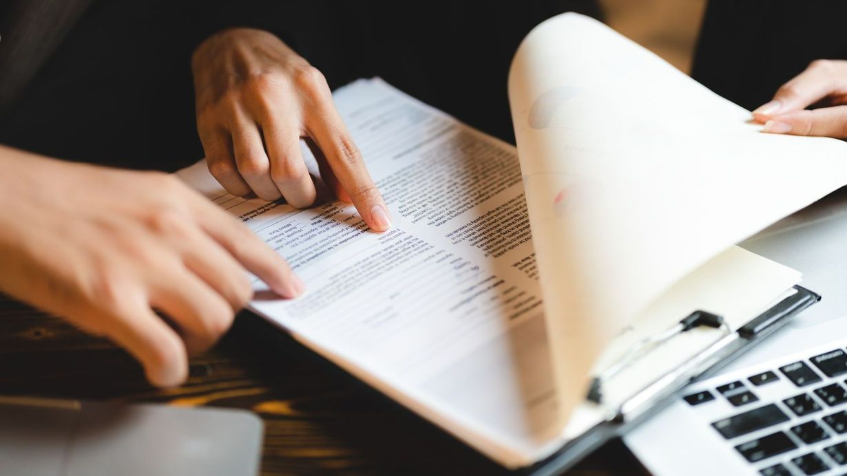 Lecture d'un document juridique