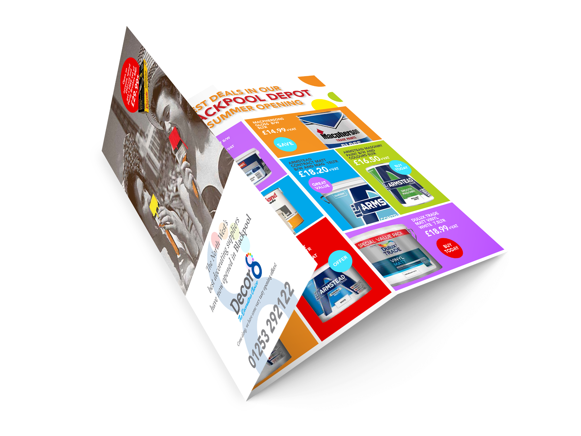 A tri-fold brochure for 