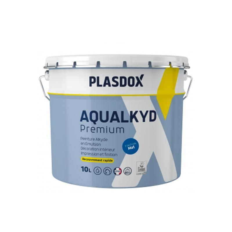 Peinture marque plasdox aqualkyd premium 10 l