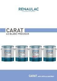 peinture blanc précieux CARAT 