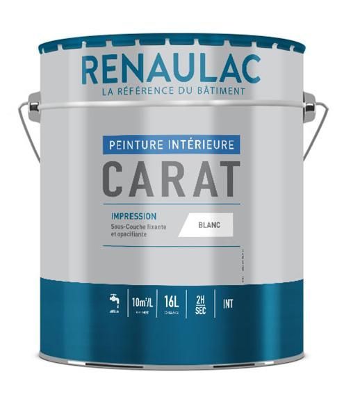 Peinture de marque CARAT blanc impression