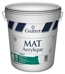 Peinture marque guittet mat acrylique