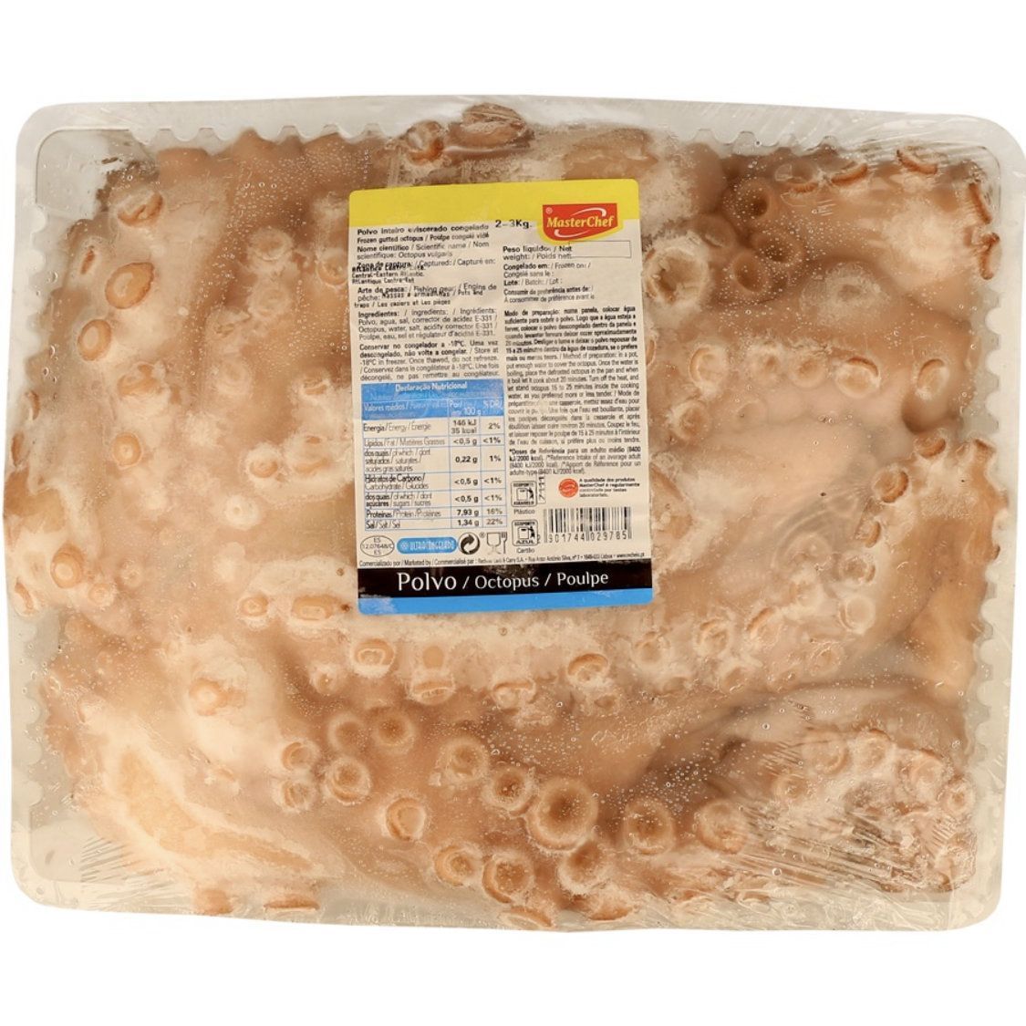 Tintenfisch im Paket