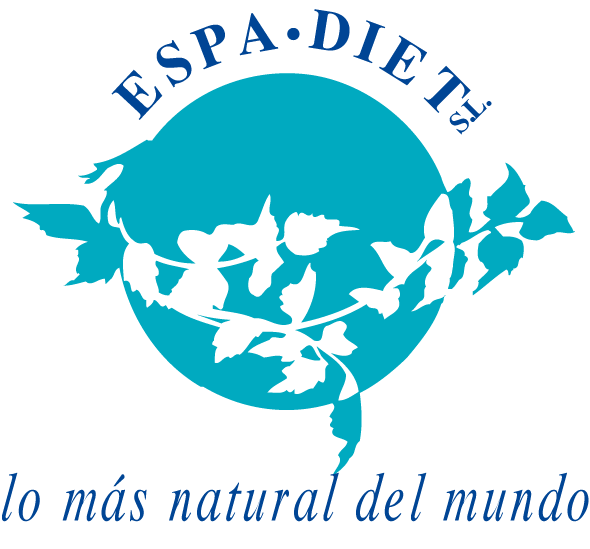 Un logotipo para dietas españolas muestra un globo terráqueo con hojas.