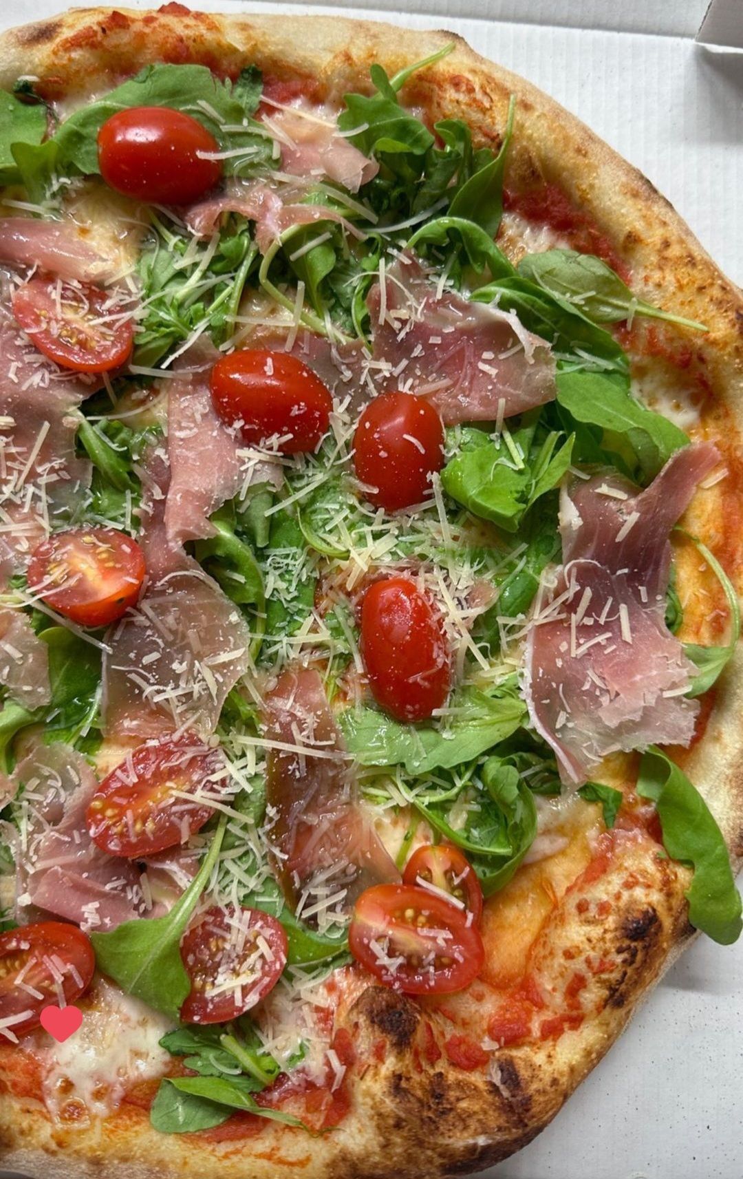 Gemüse Pizza im Ristorante Pizzeria Pension Damiano