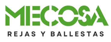 A green and white logo for mecosa rojas y ballestas