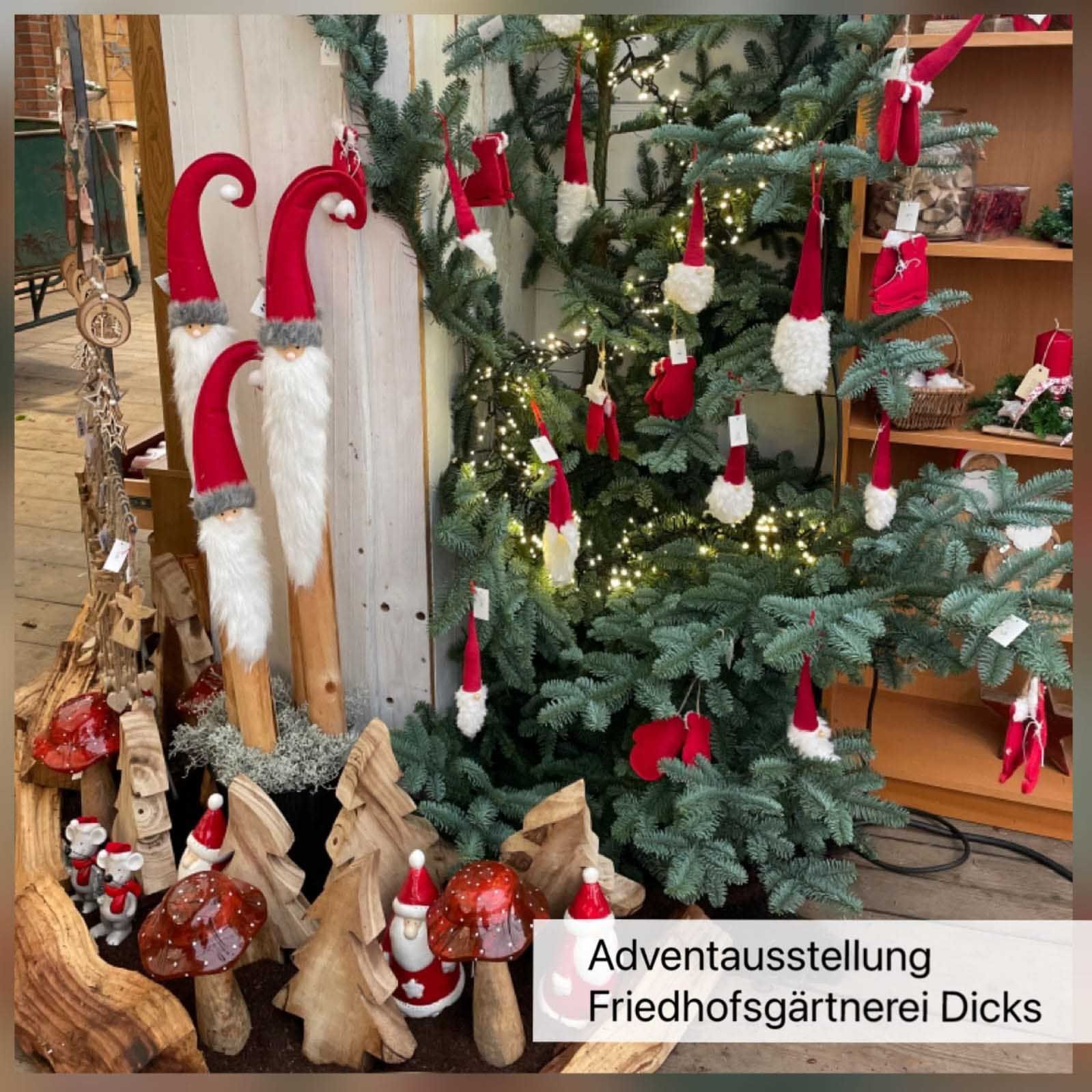 Adventsausstellung Friedhofsgärtnerei Dicks