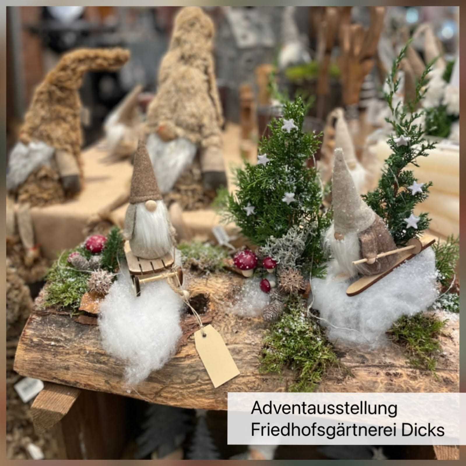 Adventsausstellung Friedhofsgärtnerei Dicks