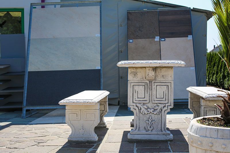 Fliesen Hübner GmbH Außenausstellung