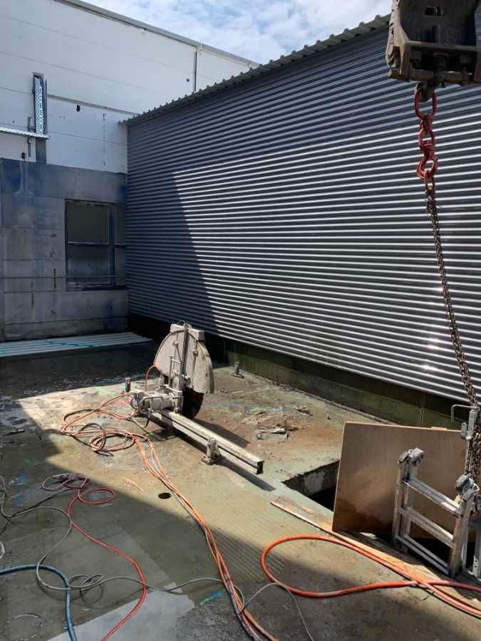 Betonarbeiten für ein neues Silofundament