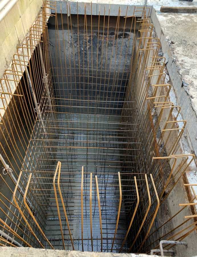 Betonarbeiten für ein neues Silofundament