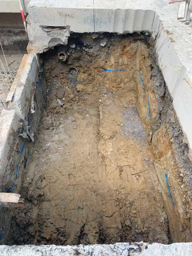 Betonarbeiten für ein neues Silofundament