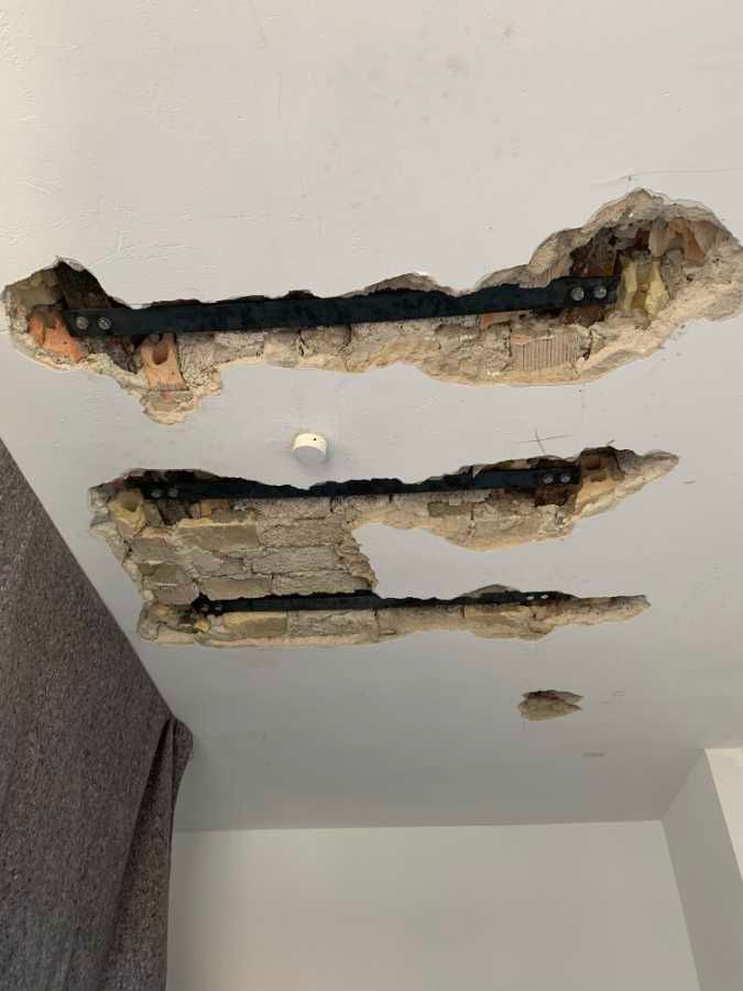 Erstellen eines Deckendurchbruches im 4. OG einer bewohnten Wohnung