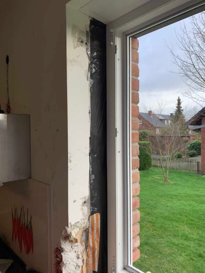 Vergrößerung eines Küchenfensters