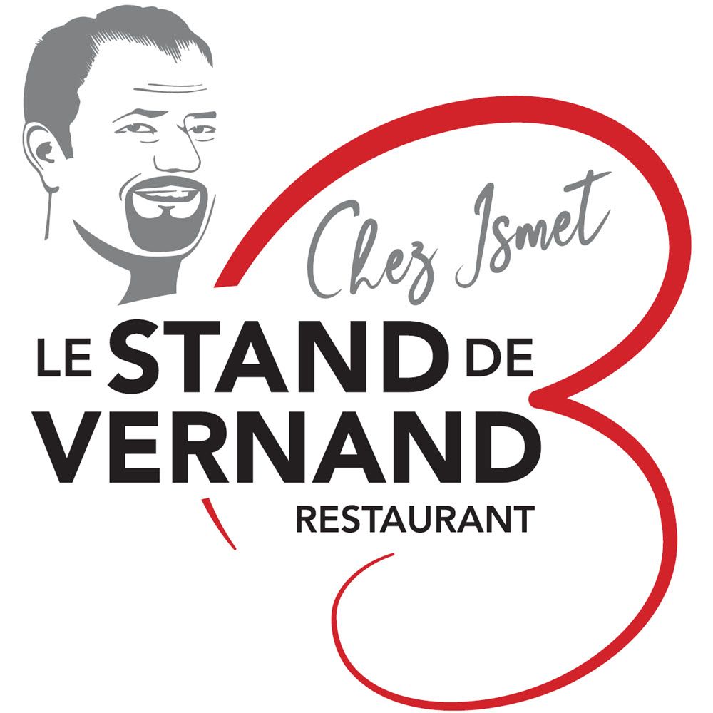 A logo for chez ismet le stand de vernard restaurant