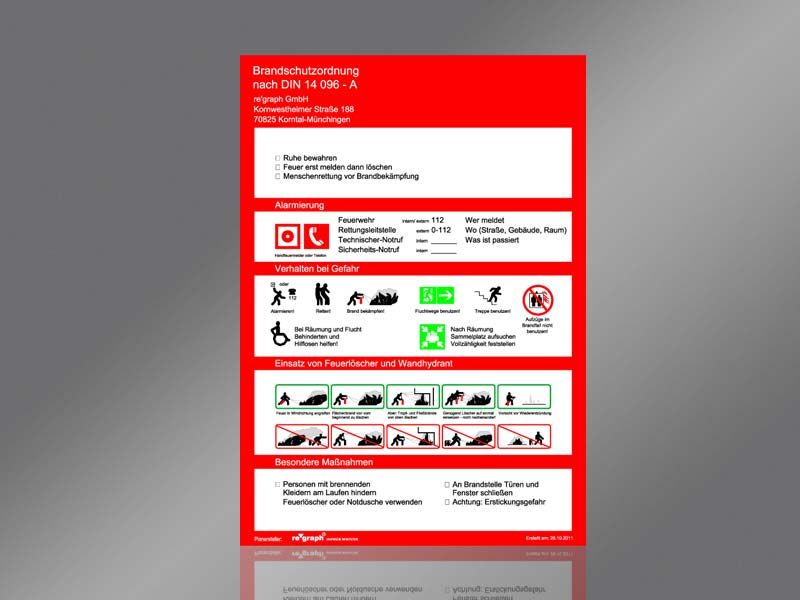 Brandschutzordnungen