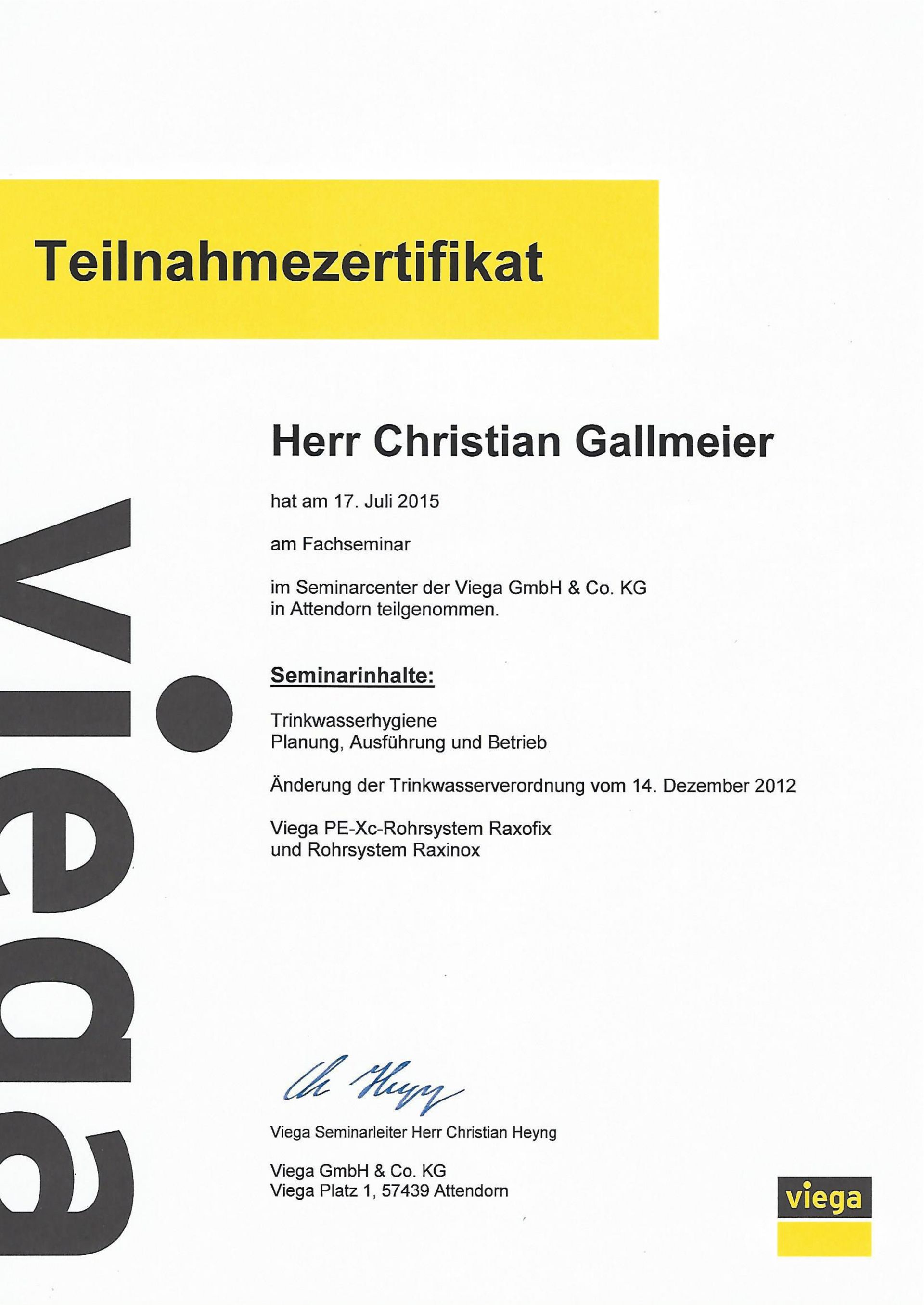 Seminar-Trinkwasserhygiene