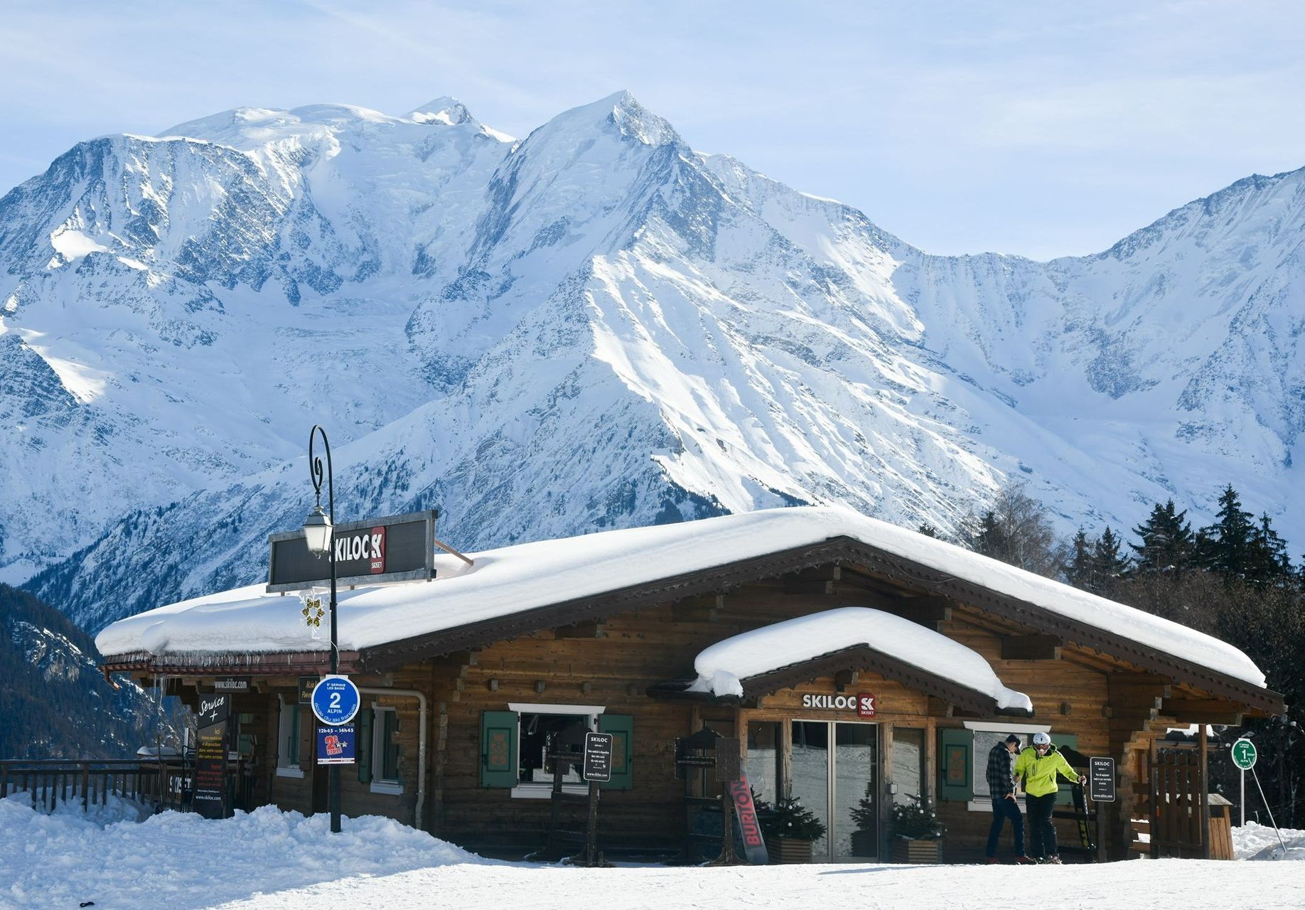 Vue extérieure de la boutique Skiloc