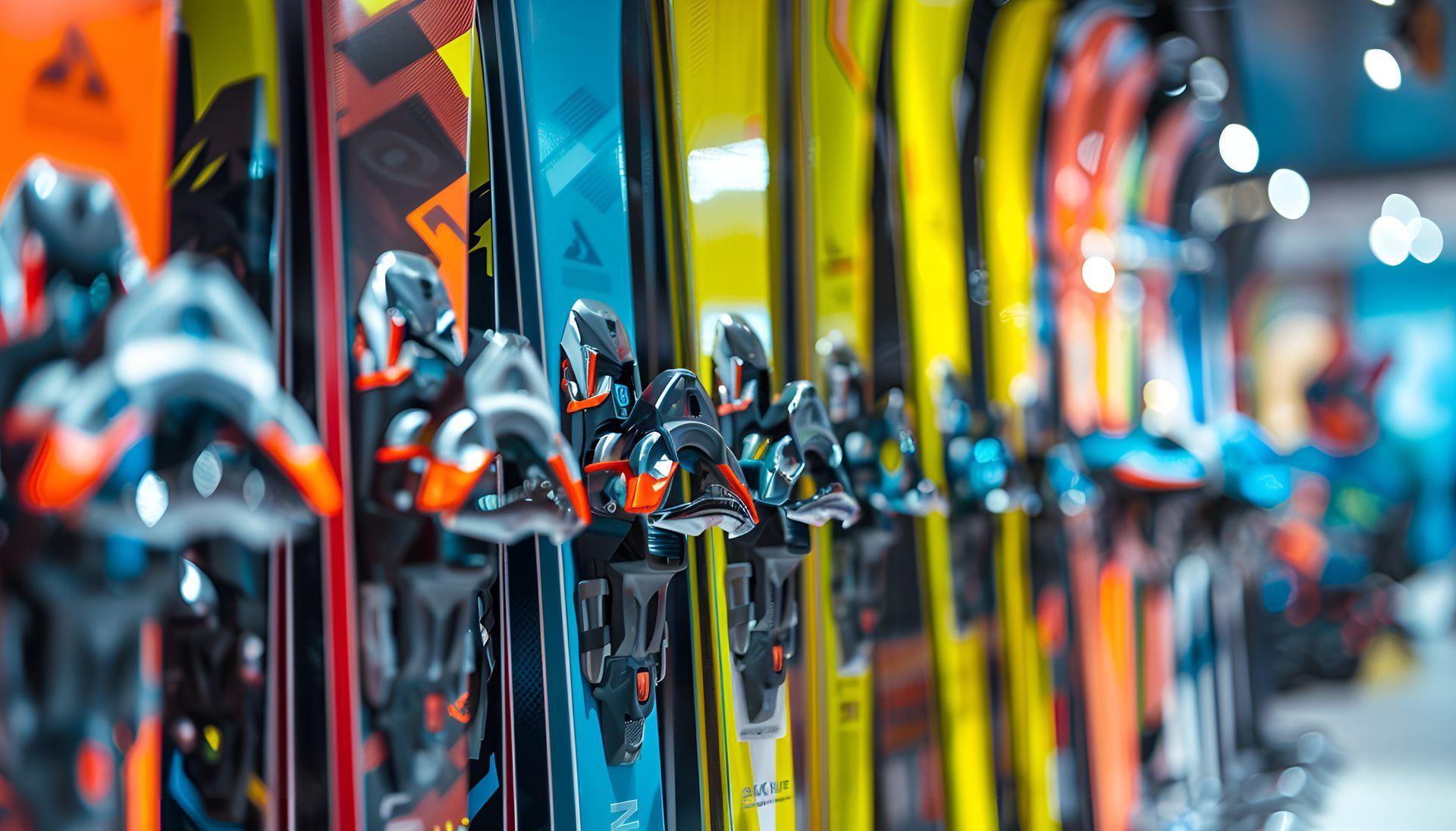 Skis rangés