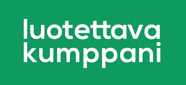 luotettava kumppani -logo
