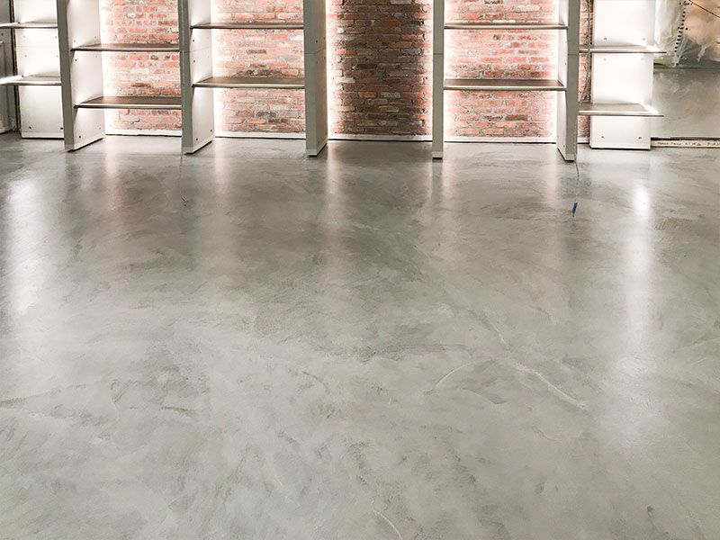 Un sol en béton ciré