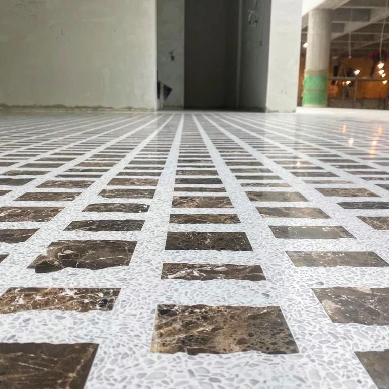 Terrazzo d'une salle de réception