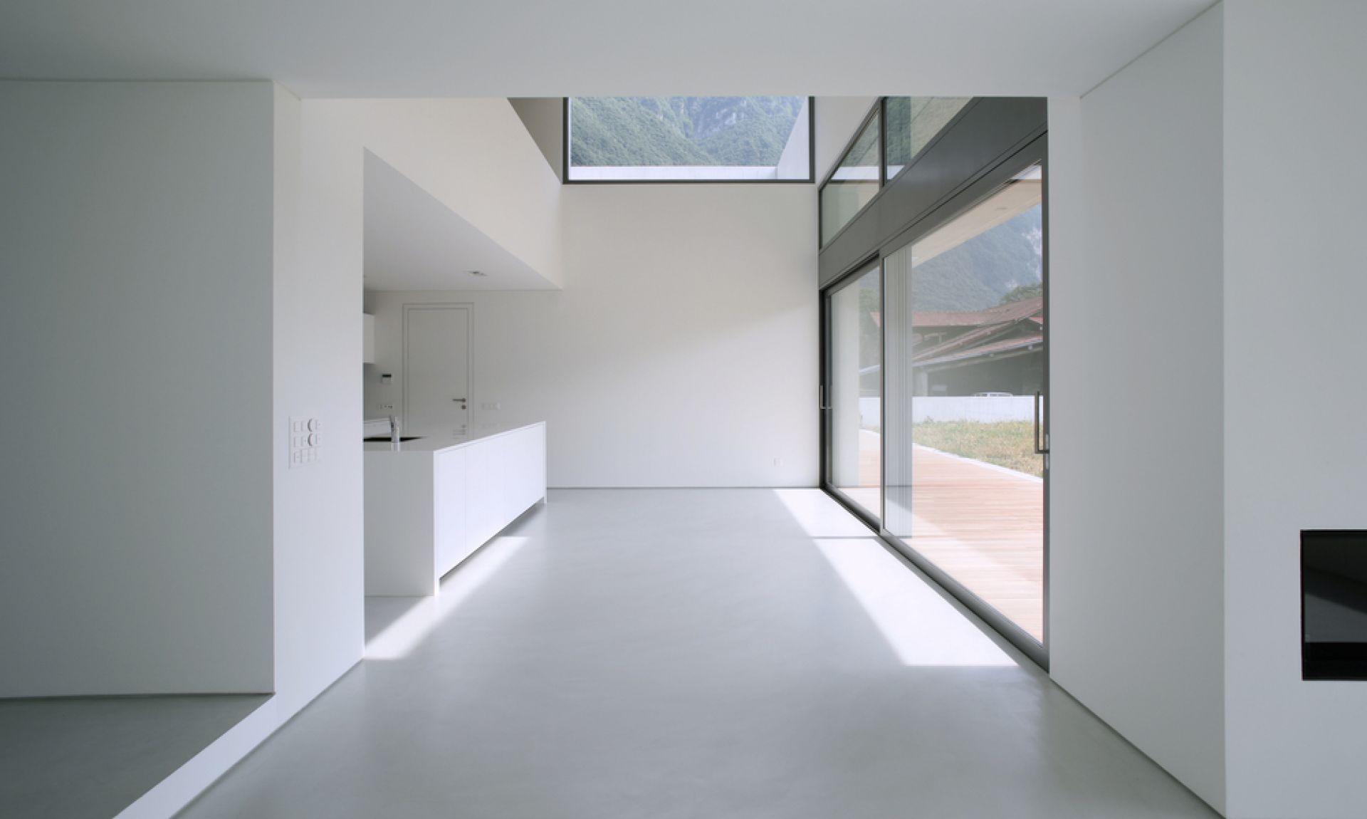 Béton ciré d'une maison moderne