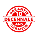 Logo GARANTIE 10 ANS DÉCENNALE.