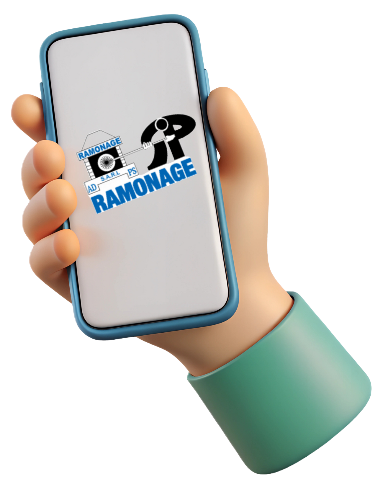 Une main qui tient un téléphone