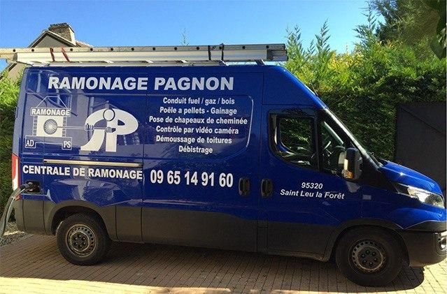 Le camion de l'entreprise ADPS Pagnon